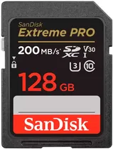 Memória SDXC Sandisk Uhs-I Extreme Pro 128GB 200MB/s