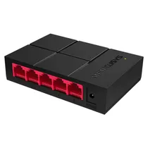 Hub Switch Mercusys 05 Portas MS105G 10/100MBPS - Preto