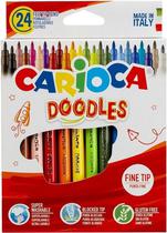 Marcador Carioca Doodles - 42315 (24 Cores)