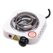 Fogareiro Fogão Portátil Elétrico Hotplate Electric HP-500W / 500W / 110V - Branco