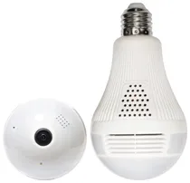 Lâmpada Smart com Câmera Panorâmica de 360° VR-V9-X Wifi Bivolt - Branco