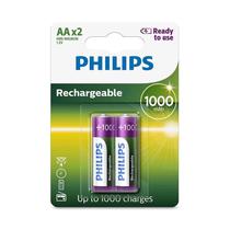 Pilha Recargable Philips R6B2RTU10-97 AA