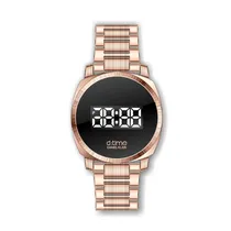 Relógio Digital Masculino Daniel Klein D:Time DK.1.12435-5 - Rosa Ouro
