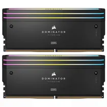 Mem DDR5 64GB 6400MHZ Corsair (2X32GB) Dominator Titanium RGB Preto CMP64GX5M2B6400C32