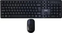 Teclado e Mouse Sem Fio AOC KM460B/FG (Português)