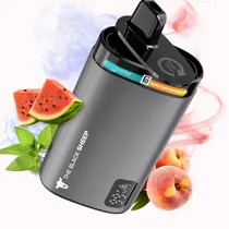 Vape Descartável Black Sheep 20000 Puffs com 5% de Nicotina - Menthol Peach Watermelon