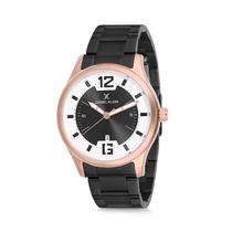 Relogio Analogico Masculino Daniel Klein Premium DK12166-4 - Rosa Ouro e Preto