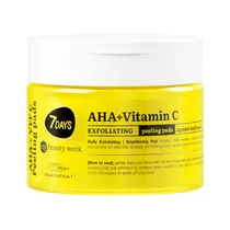 Pads 7DAYS Exfoliating Peeling Aha + Vitamin C 50 Piezas  Pads 7DAYS ...