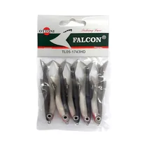 Señuelo Artificial Ottoni Pez TL05-1743HD 5 Piezas