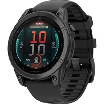 Relógio Smartwatch Garmin Fenix e 47 MM Stainless Steel - Black (010-03025-01)