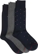 Meias Tommy Hilfiger THM201DR17I 003 - Masculina (3 Pares)