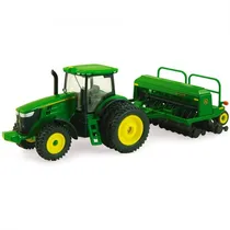 John Deere 1/64 Trator 7215R W/Grain Drill 1590 45433