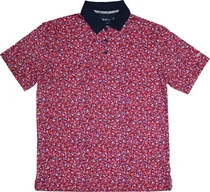 Outlet Camiseta Polo Walter Hagen MGA11530 Vermelho - Masculina