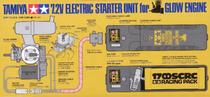 Tamiya Acc Electric Starter Unit For Glow Engine 7.2V 41010