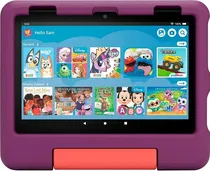 Tablet Amazon Fire HD 8 Kids 3+32GB Wifi (12A Geração) + Capa de Proteção Grape