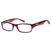 Armação para Óculos de Grau Roxy Seeya EERJEG00006 - Vermelho/Preto