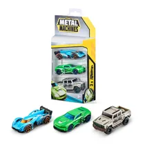 Zuru Vehiculo Metal Machines Autitos Surtidos X 3UNID Plastico 4+ Años Multicolor