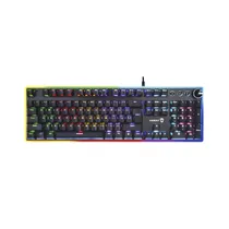 Teclado Satellite GK-701 King Fight PT Black