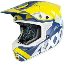 Capacete para Moto Axxis Wolf Jackal A3 - Tamanho M (57-58) - Amarelo/ Azul