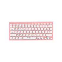 FTX Teclado BT FTXB1000 Ultra Slim Portugues Rosa