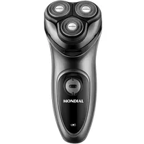 Barbeador Elétrico Mondial Power Shave BE-02 Recarregável/Bivolt - Preto