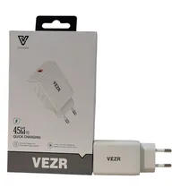 Cargador Vezr VF01 Quick Charging 1 Puerto Gan PD 45W