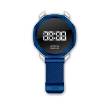 Relógio Digital Daniel Klein D:Time DK.1.12387-6 com Pulseira Estilo Milanês - Azul