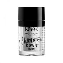 Pigmento NYX Shimmer Down SDP02 Platinum