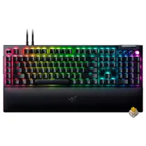 Teclado Gamer Mecanico Razer Blackwidow V4 Pro USB / RGB / Yellow / Ingles - Preto (RZ03-04681900-R3U1)