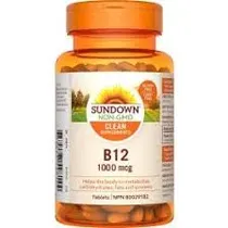 Sundown Vitamina B 12 Plastico 1000 MCG X 60 Tablets s/C