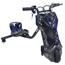 Triciclo Eletrico Hye TR02 / Bluetooth / Speaker / LED / 8.5" - Preto / Branco