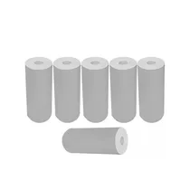 Papel Termico Rollo Sate A5-1 p/Mini Imp c/6 Unidades Adhesivo Sticker