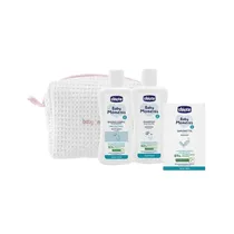Chicco Cosmetica Set de Baño c/ Estuche Rosa Baby Moments Detalles En El Producto 200ML-100G Rosa