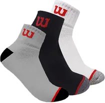 Meias Soquetes Wilson B7970 - Tri-Color (3 Pares)