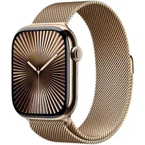 Apple Watch Series 10 46 MM/M/L MX003LW A3003 GPS + Celular - Gold Titanium/Gold Stainless Steel