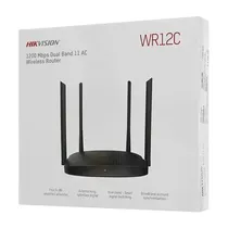 Router Wifi Hikvision DS-3WR12C AC1200M/ WIFI5/ 2.4GHZ/ 5GHZ/ 4 Ant/ 4P/ 100MBPS