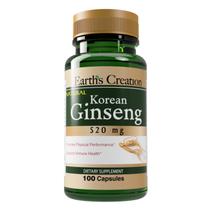 Korean Ginseng 520MG com 100 Capsulas