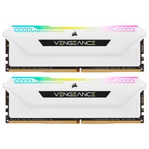 Memoria Ram Corsair Vengeance RGB Pro SL DDR4 32GB (2X16GB) 3600MHZ - Branco (CMH32GX4M2D3600C18W)