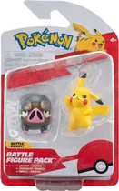 Pokémon Lechonk + Pikachu Jazwares Battle Figure - PKW3566