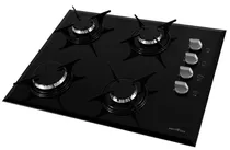 Fogão A Gás Britânia Cooktop BCT4P 4 Bocas (Bi-Volt) Preto