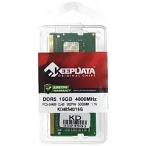 Memória Ram para Notebook 16GB Keepdata KD48S40/16G DDR5 de 4800MHZ