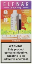 Vape Descartável Elf Bar Sour King Citrico 40000 Puffs