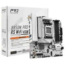 Placa Mae Asrock B850M Pro RS Wi-Fi White Socket AM5 / DDR5