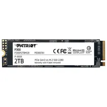 SSD Patriot P300, 2TB, M.2 Nvme, Leitura 2100MB/s, Gravação 1650MB/s, P300P2TBM28