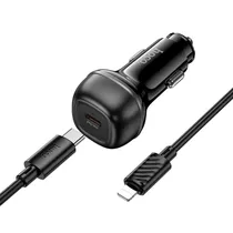 Hoco Cargador Vehicular Z58 USB-C PD30W Black