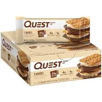 Quest Protein Protein Bar s'More Plastico Marron