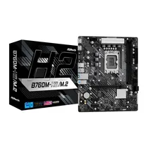 Placa Mãe 1700 Asrock B760M-H2/M.2 2XDDR5, 2XHYPER M.2 Nvme, 2XHDMI 2.1, 2XUSB-A 2.0, 4XUSB-A 3.2, 1XRJ45 Gigabit 2.5, 1XAUDIO, M-ATX