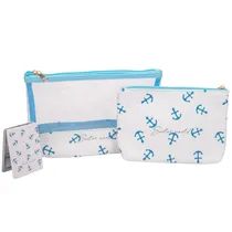 Neceser Bolsa de Maquiagem e Cosméticos Jogo 3PÇ