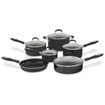 Cuisinart Juego de Olla 11PC Negro