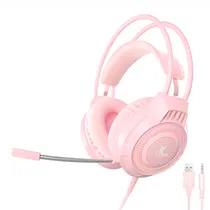 Fones de Ouvido Gamer Xtech Khione XTH564 3.5MM/32 Ohms - Rosa